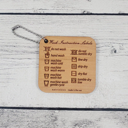 Wash Instruction Labels (Mix and Match Mini Tools) by Katrinkles