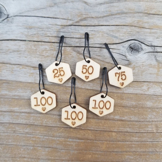 Cast On Counting Numbers Stitch Marker Set by Katrinkles