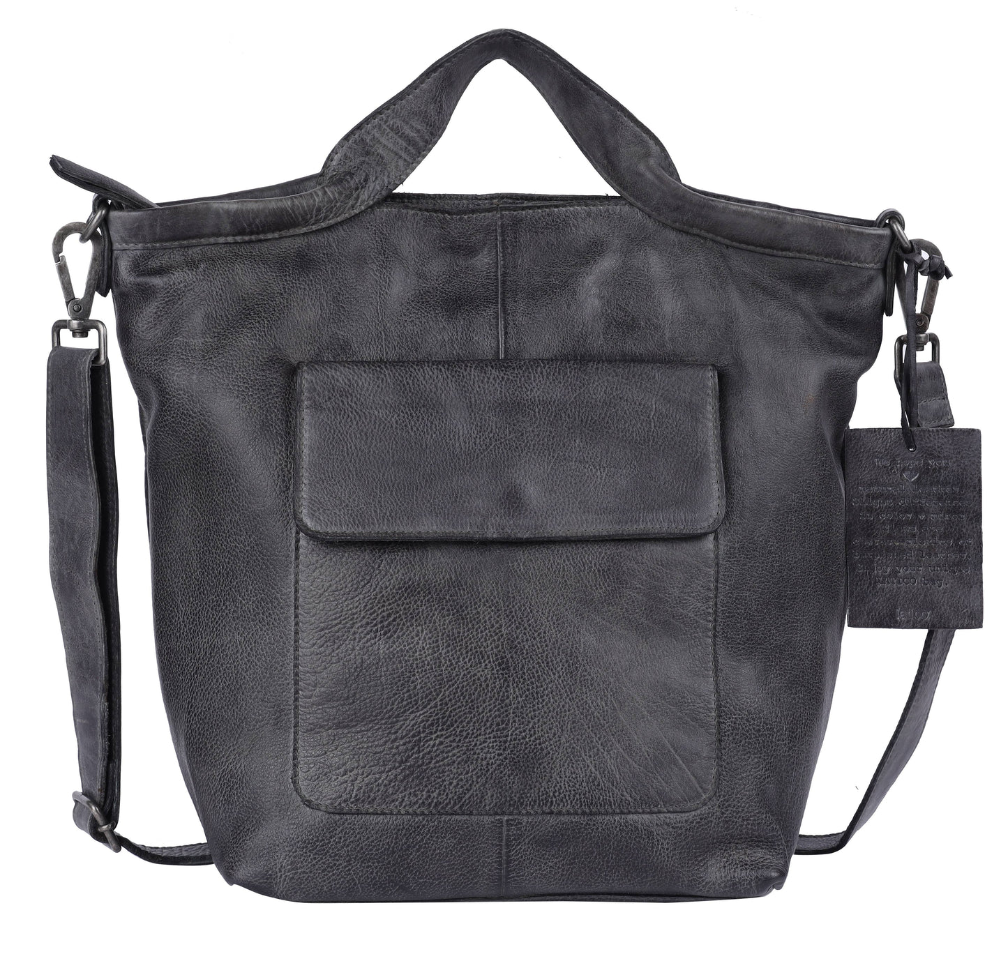 Bianca Handcrafted Leather Tote/Crossbody Bag by Latico Leathers - Maine Yarn & Fiber Supply