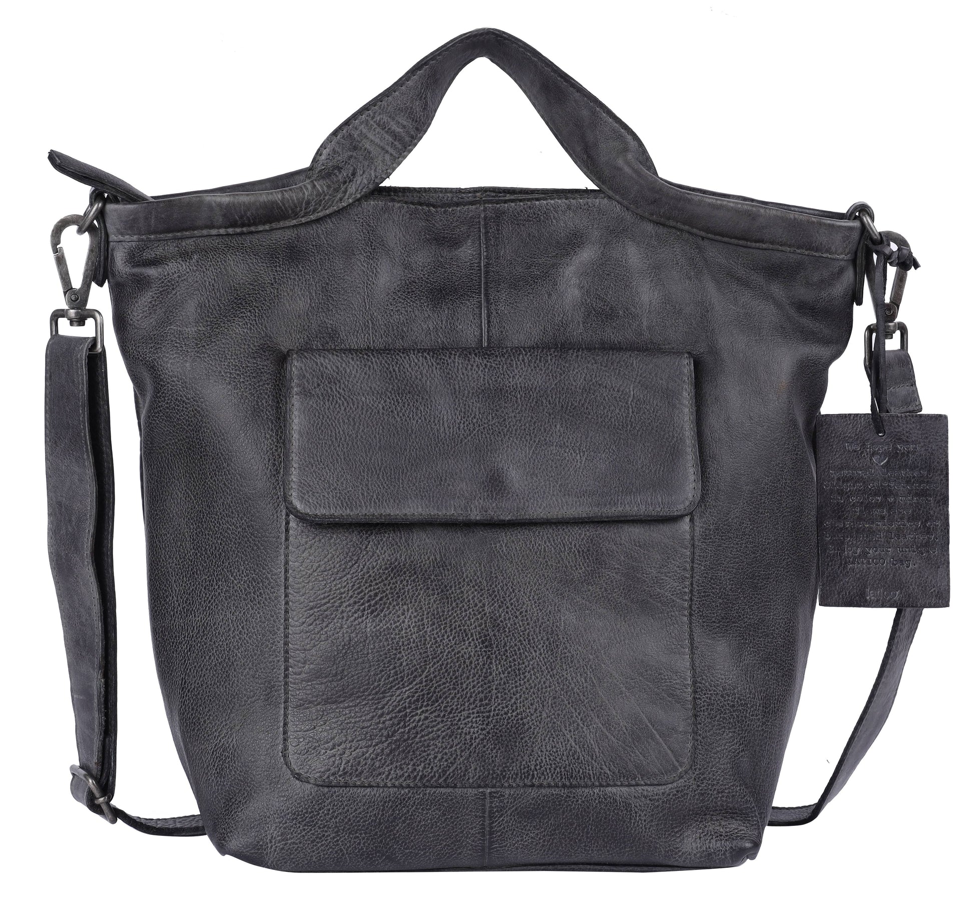 Bianca Handcrafted Leather Tote/Crossbody Bag by Latico Leathers - Maine Yarn & Fiber Supply