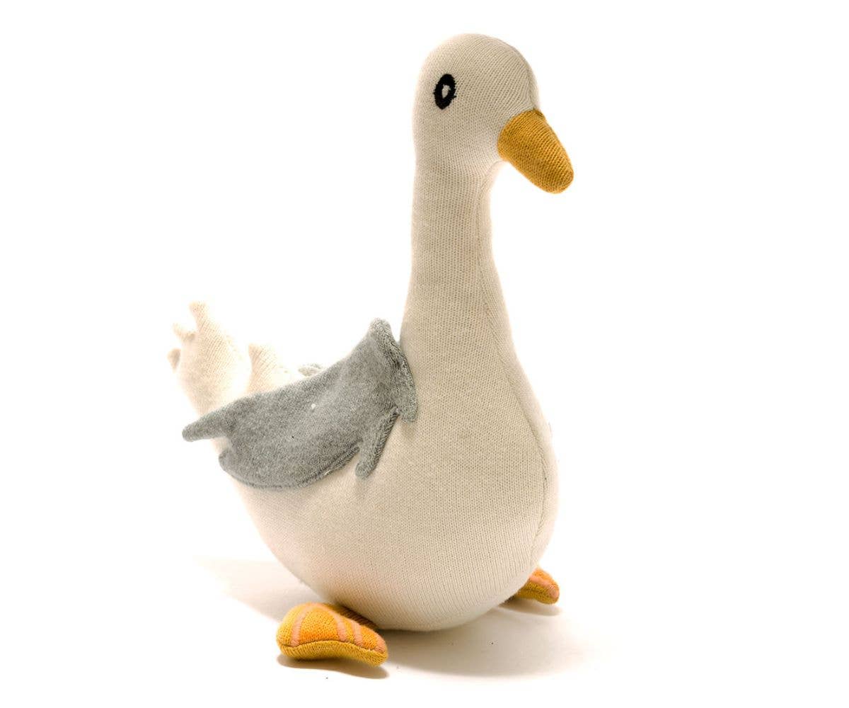 Organic Cotton Seagull Plush Toy by Best Years