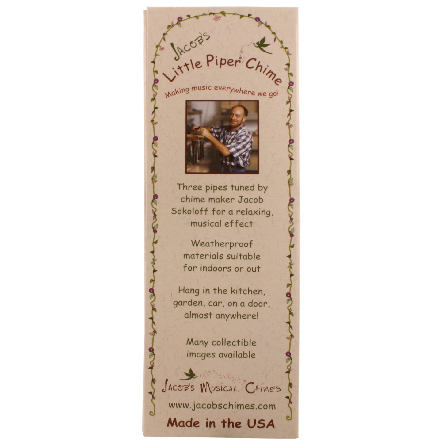 Jacob's Musical Chimes - Jacob's Musical Little Piper Chime, Musical Note
