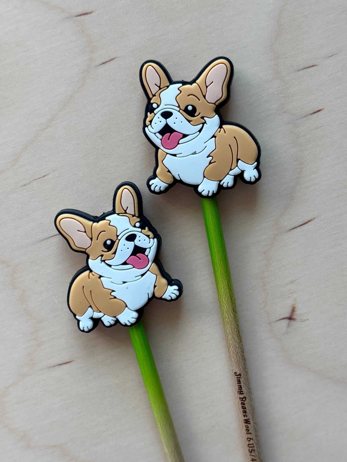 Frenchie Stitch Stoppers from Comma Craft Co - Maine Yarn & Fiber Supply
