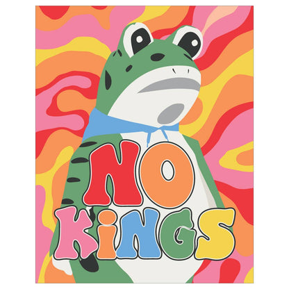 No Kings Inflatable Frog Fever Dream Magnet by Fridgedoor