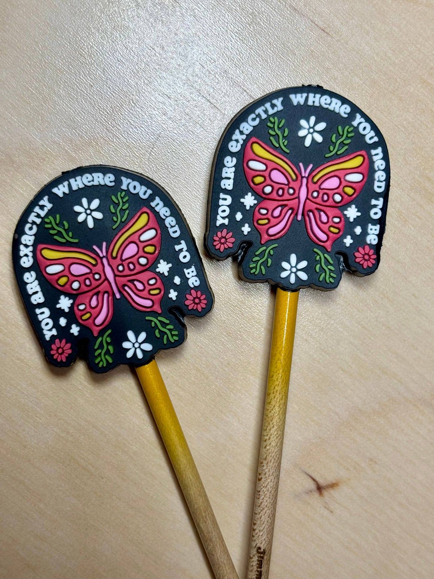 Motivational Butterfly Stitch Stoppers from Comma Craft Co