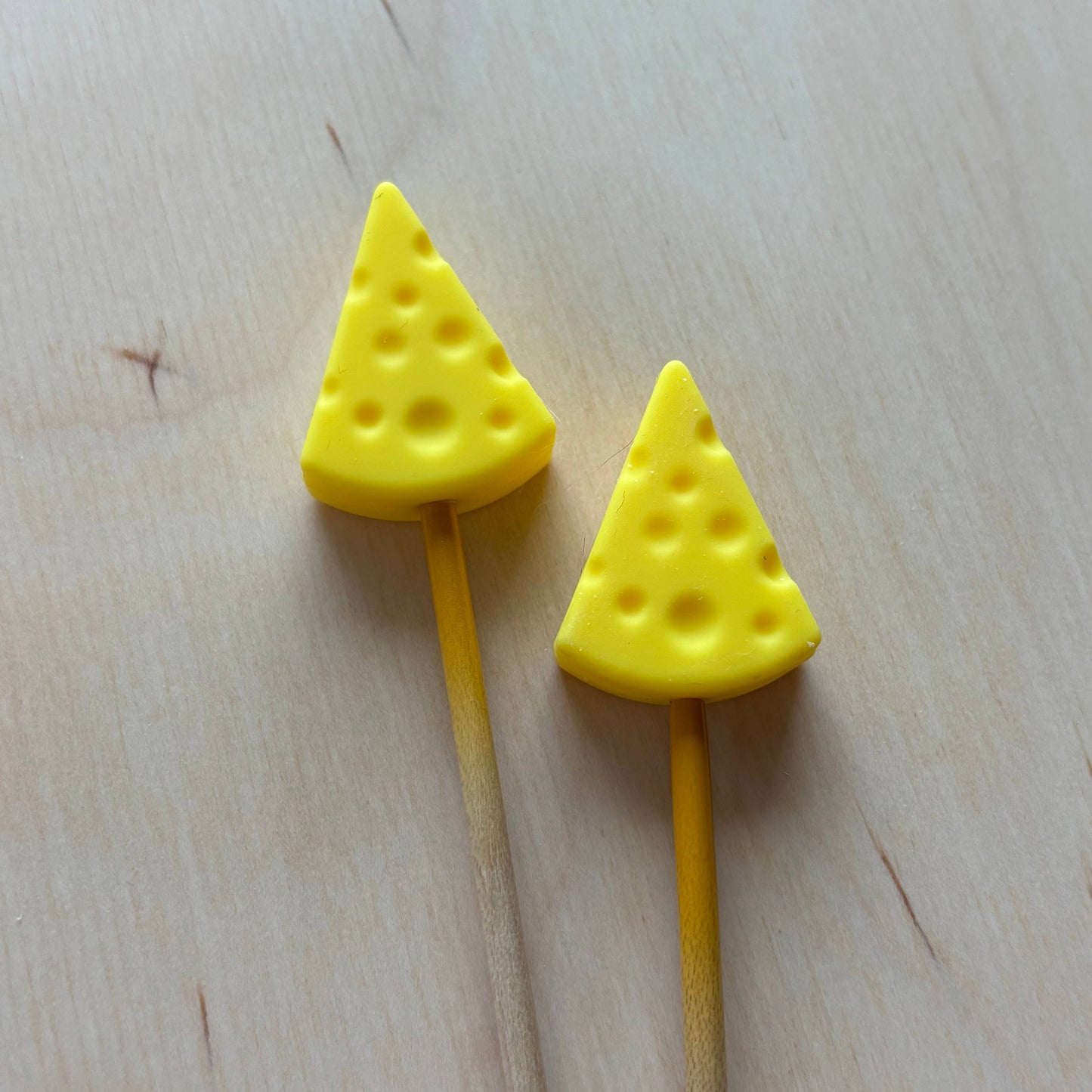 Cheese Wedge Stitch Stoppers from Comma Craft Co