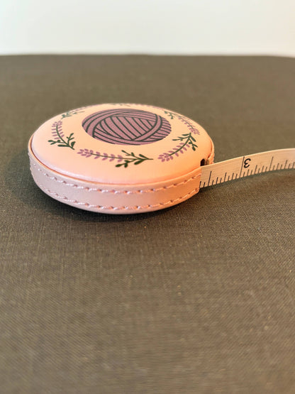 Lavender Yarn Ball Tape Measure by Comma Craft - Maine Yarn & Fiber Supply