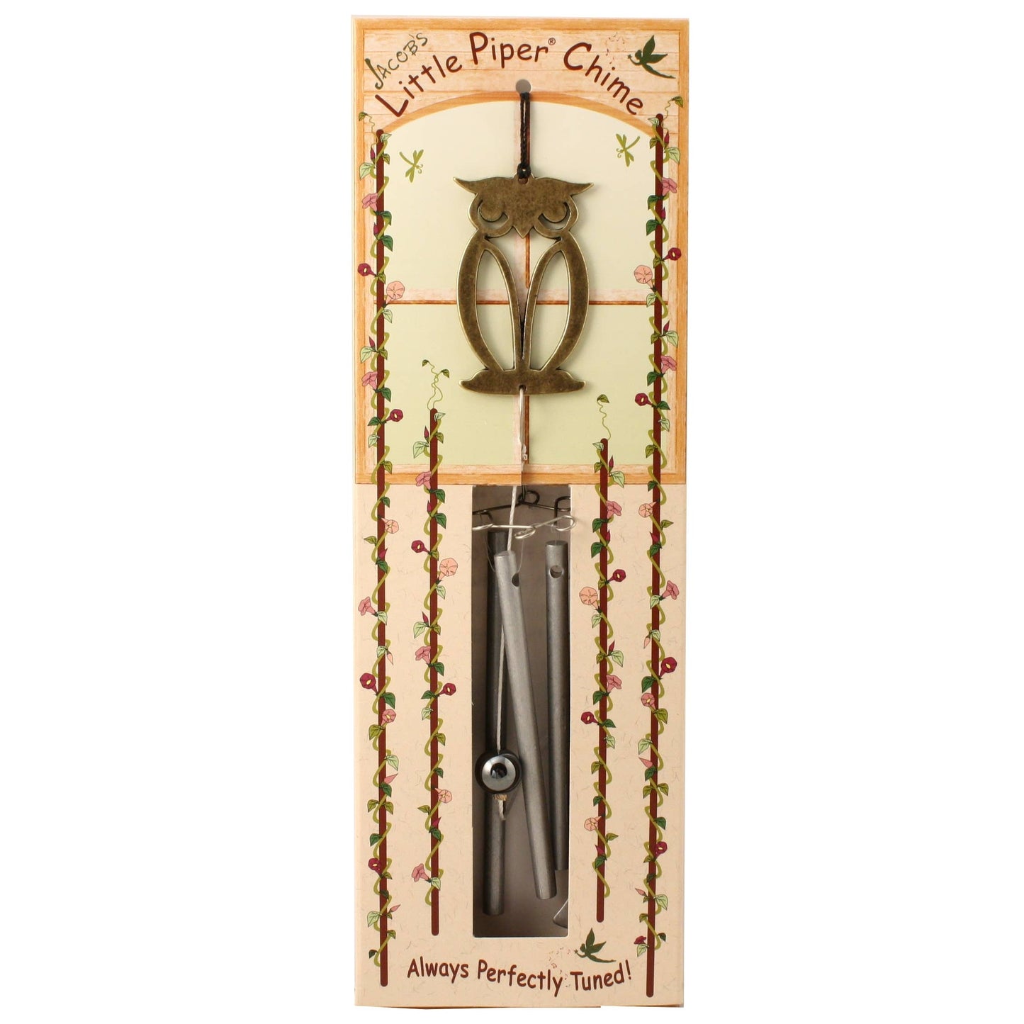 Owl - Little Piper Chime by Jacob's Musical Chimes - Maine Yarn & Fiber Supply