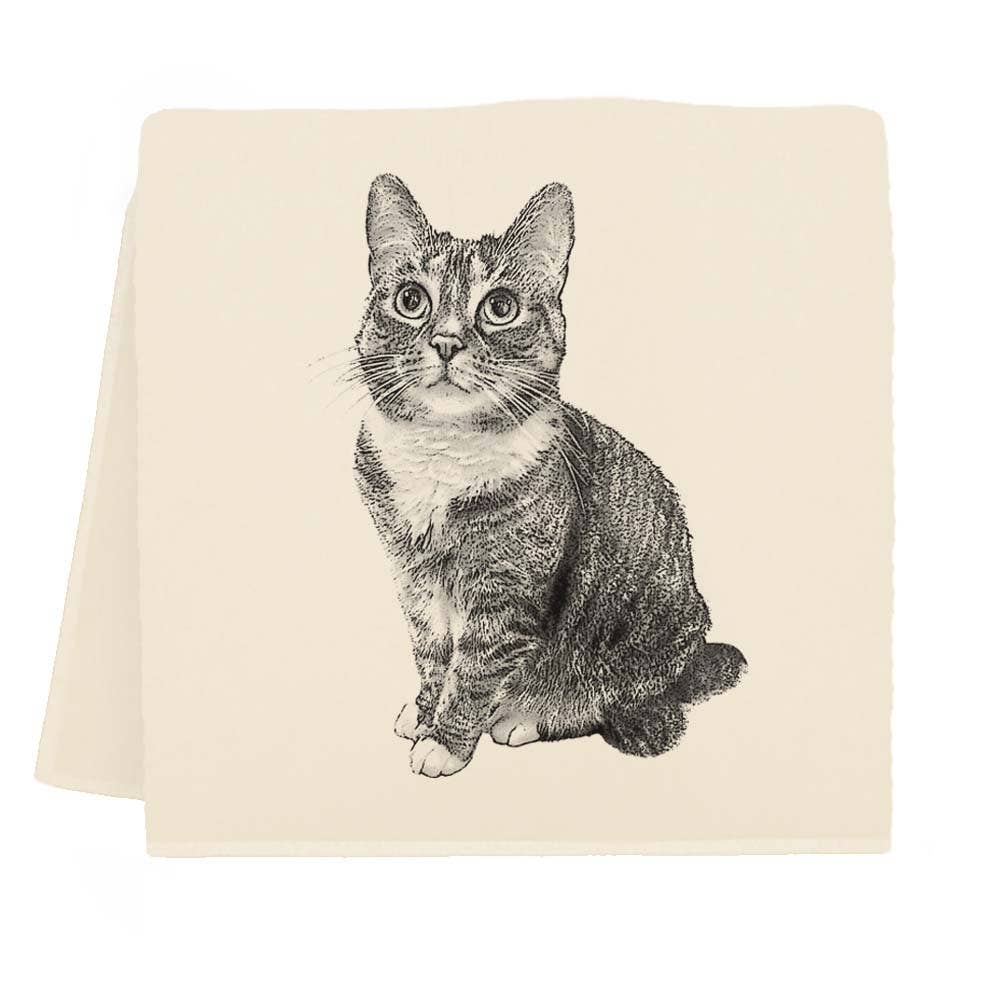 "Izzy" the Cat Tea Towel from Eric and Christopher