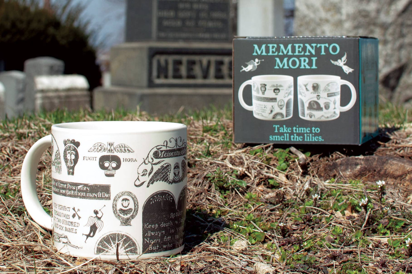 Memento Mori Coffee Mug from Unemployed Philosophers Guild