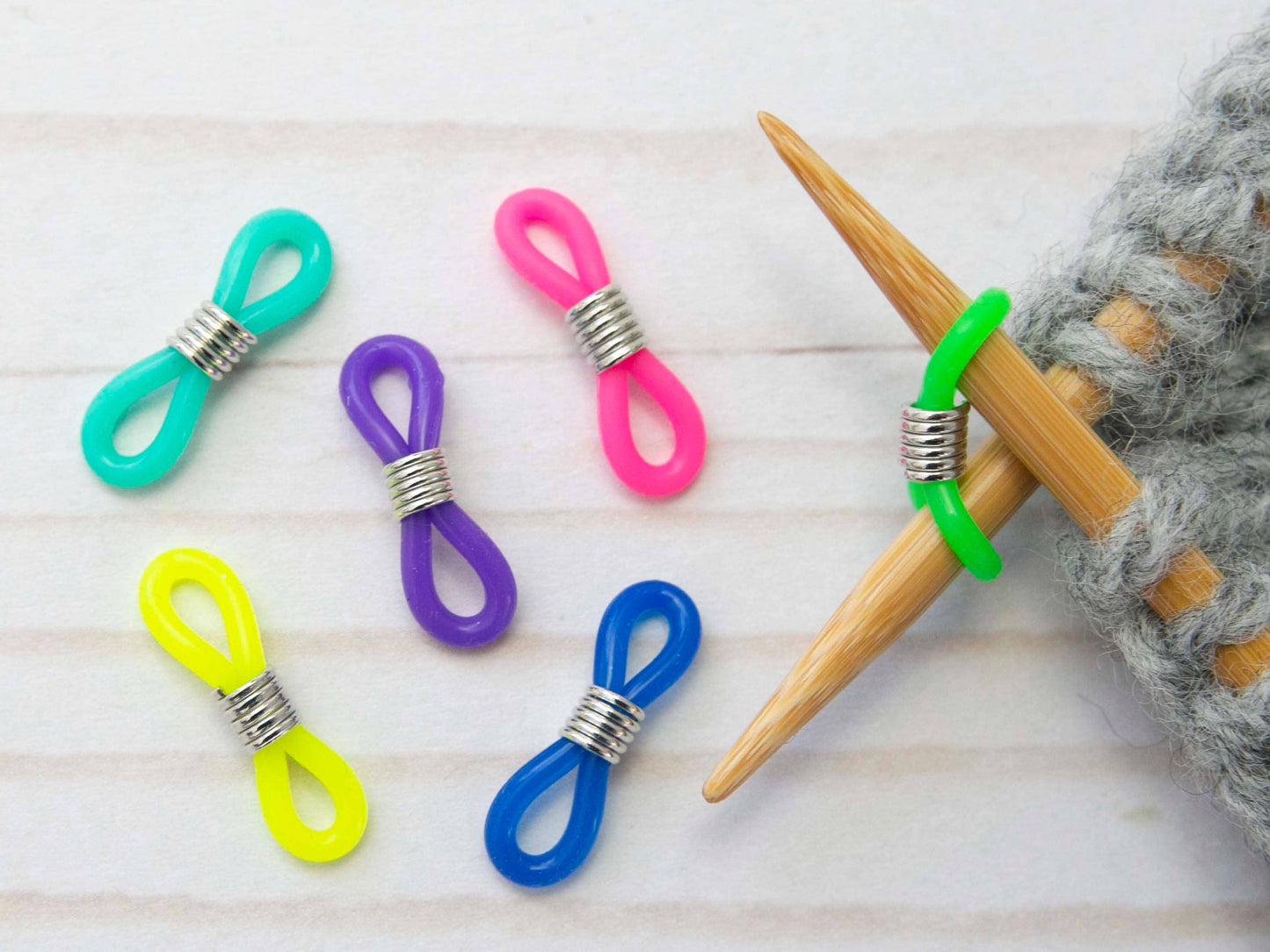 Colorful Stitch Huggers Silver Spring from Fox & Pine Stitches