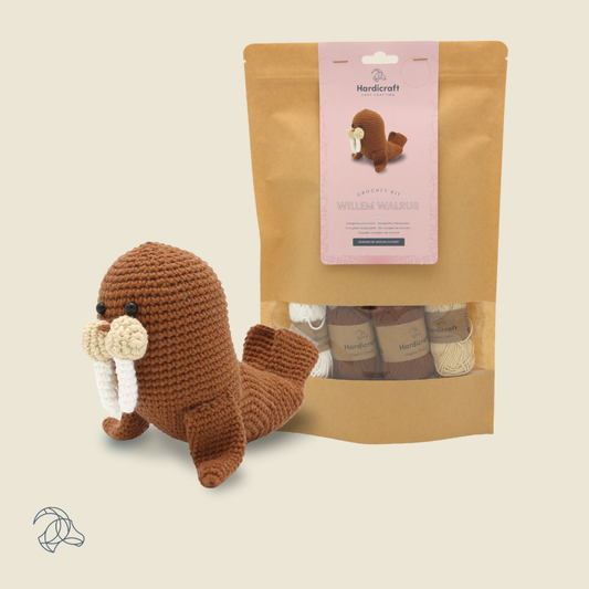 Willem Walrus Crochet Kit from Hardicraft