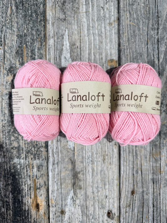 Lanaloft Sport: Bridal Rose by Brown Sheep Company