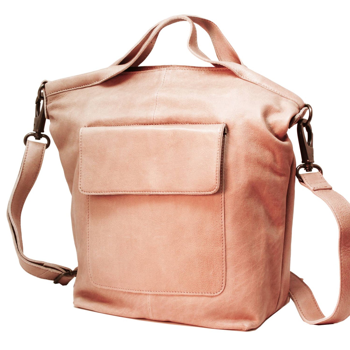 Bianca Handcrafted Leather Tote/Crossbody Bag by Latico Leathers - Maine Yarn & Fiber Supply