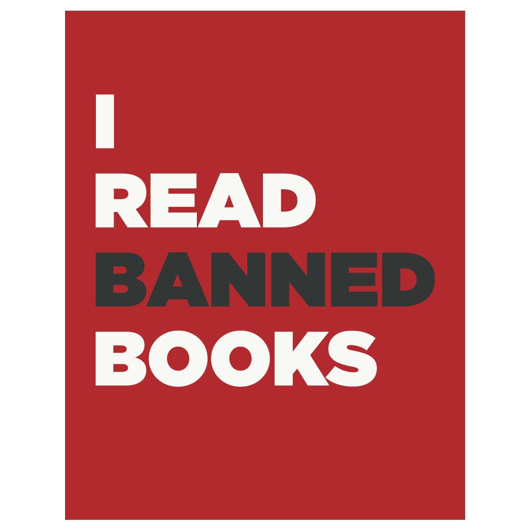 I Read Banned Books Magnet by Fridgedoor