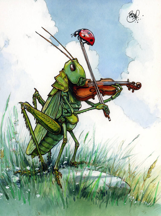 Summer Song Greeting Card (blank inside) by Shawn Braley Illustration - Maine Yarn & Fiber Supply