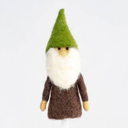 Gnome Felt Finger Puppets by The Winding Road - Maine Yarn & Fiber Supply