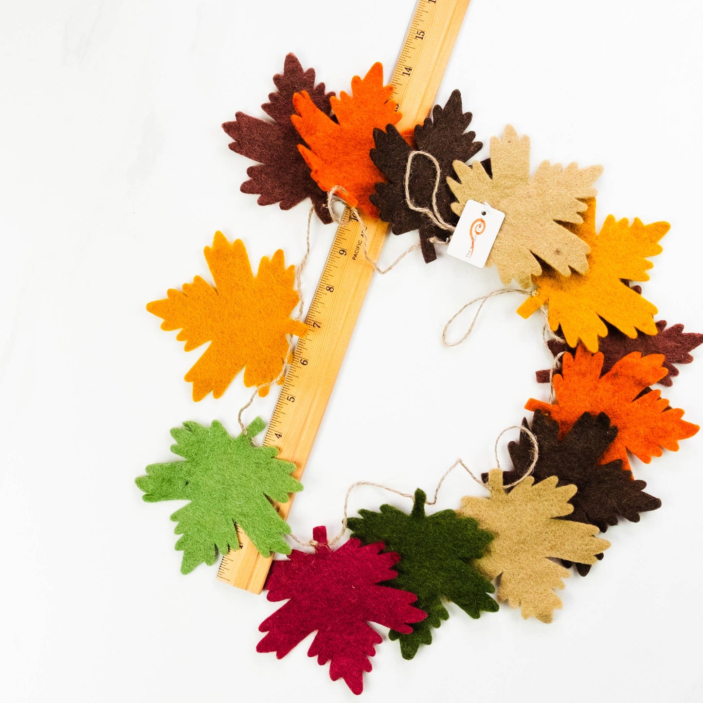 Autumn Leaf Felt Garlands by The Winding Road