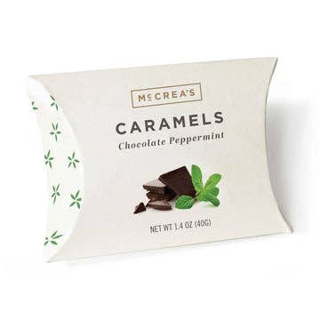 Chocolate Peppermint Pillow Pack By McCrea's Fine Caramels