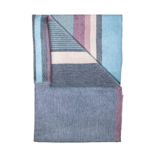 Alpaca Throw in Blue Bird from Shupaca Alpaca