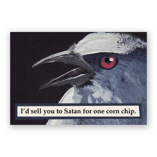 Corn Chip Magnet by The Mincing Mockingbird