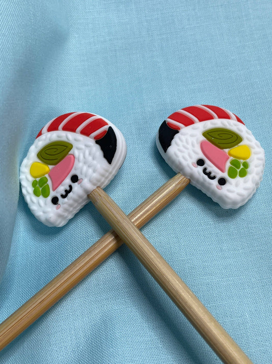Sushi Roll Sashimi Stitch Stoppers from Comma Craft Co - Maine Yarn & Fiber Supply