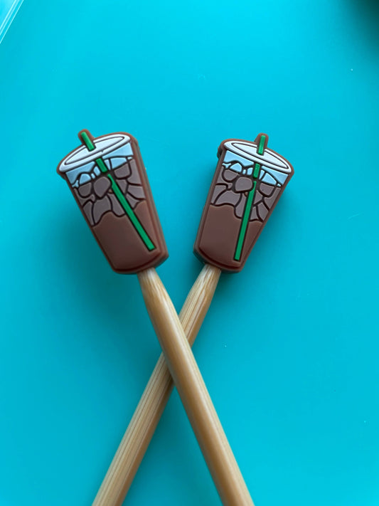 Iced Coffee Stitch Stoppers from Comma Craft Co
