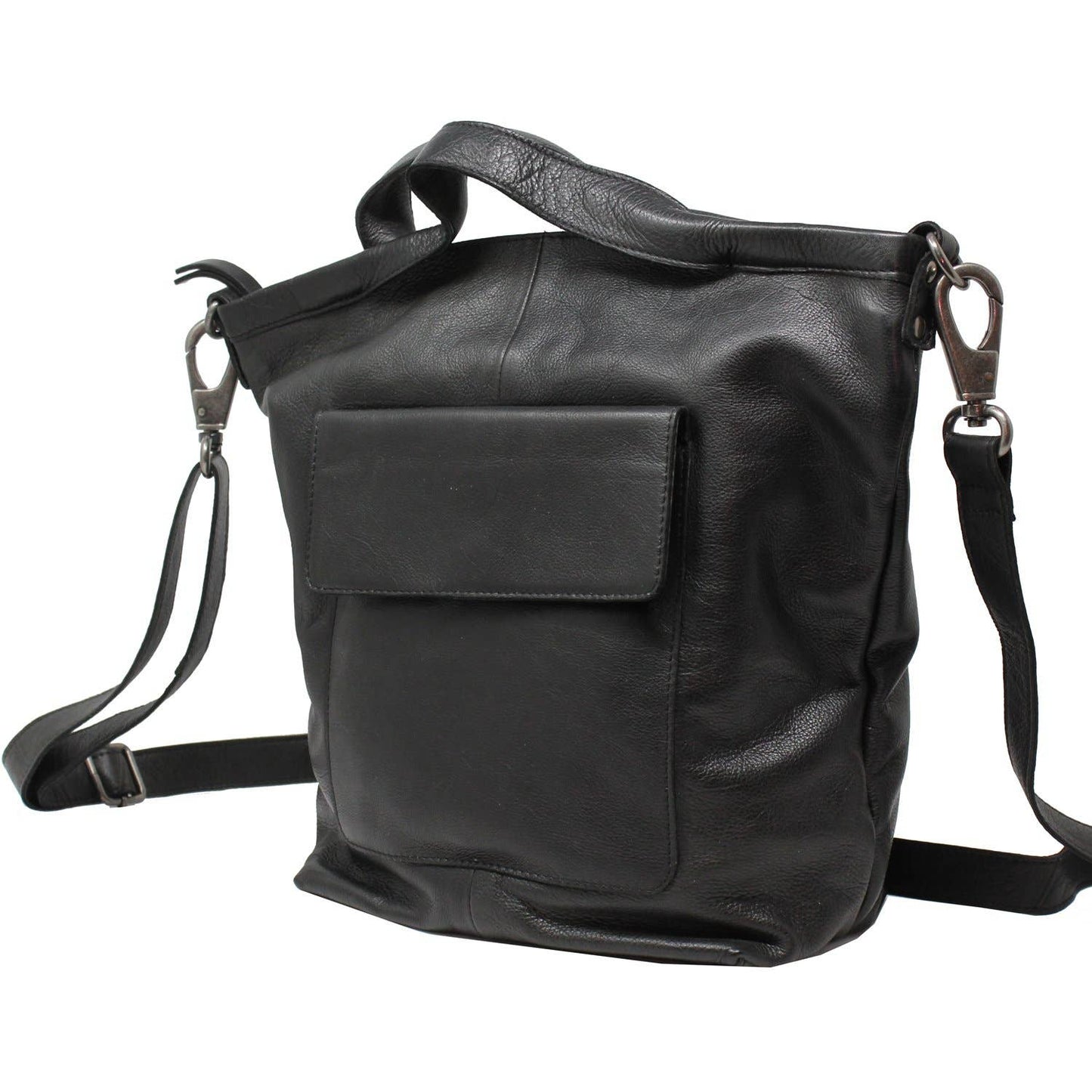Bianca Handcrafted Leather Tote/Crossbody Bag by Latico Leathers - Maine Yarn & Fiber Supply