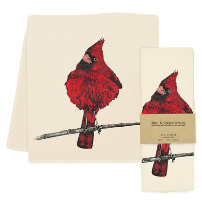 Cardinal #2 Tea Towel from Eric and Christopher