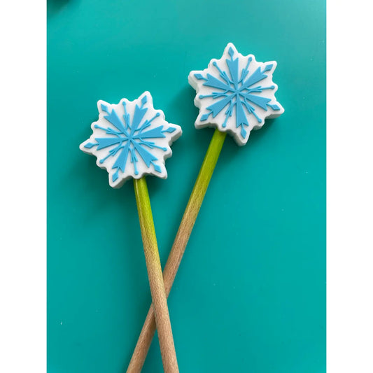 Snowflake Stitch Stoppers from Comma Craft Co