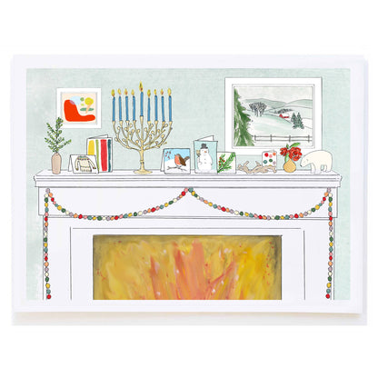 Hanukkah Mantle - Box Card Set by Molly O