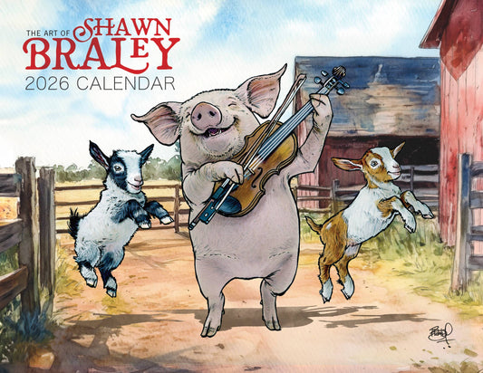 2026 Wall Calendar by Shawn Braley Illustration