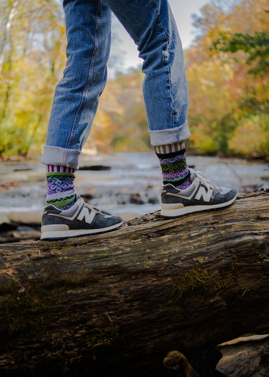 La Seine Cotton Crew Sock by Solmate Socks - Maine Yarn & Fiber Supply