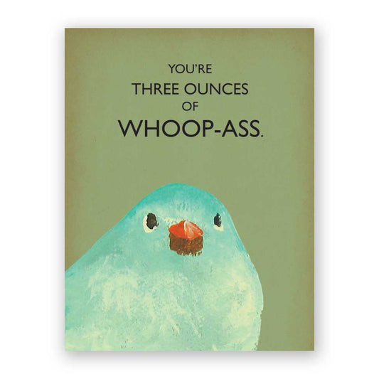 Three Ounce - Greeting Card by The Mincing Mockingbird - Maine Yarn & Fiber Supply