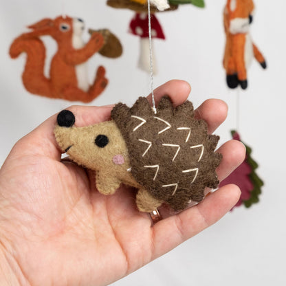 Felt Forest Creatures Baby Mobile by The Winding Road