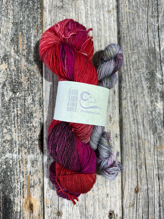 Pemaquid: Risk + Killing The Blues - Riff Shawl Kit