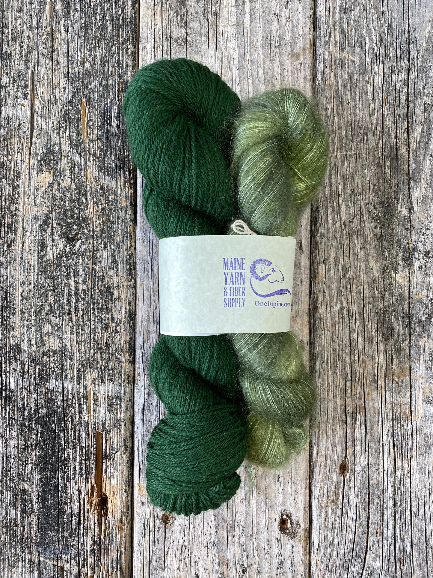 Stillwater: Lichen + Maine Line: Basil - Stillwater Scarf Kit n