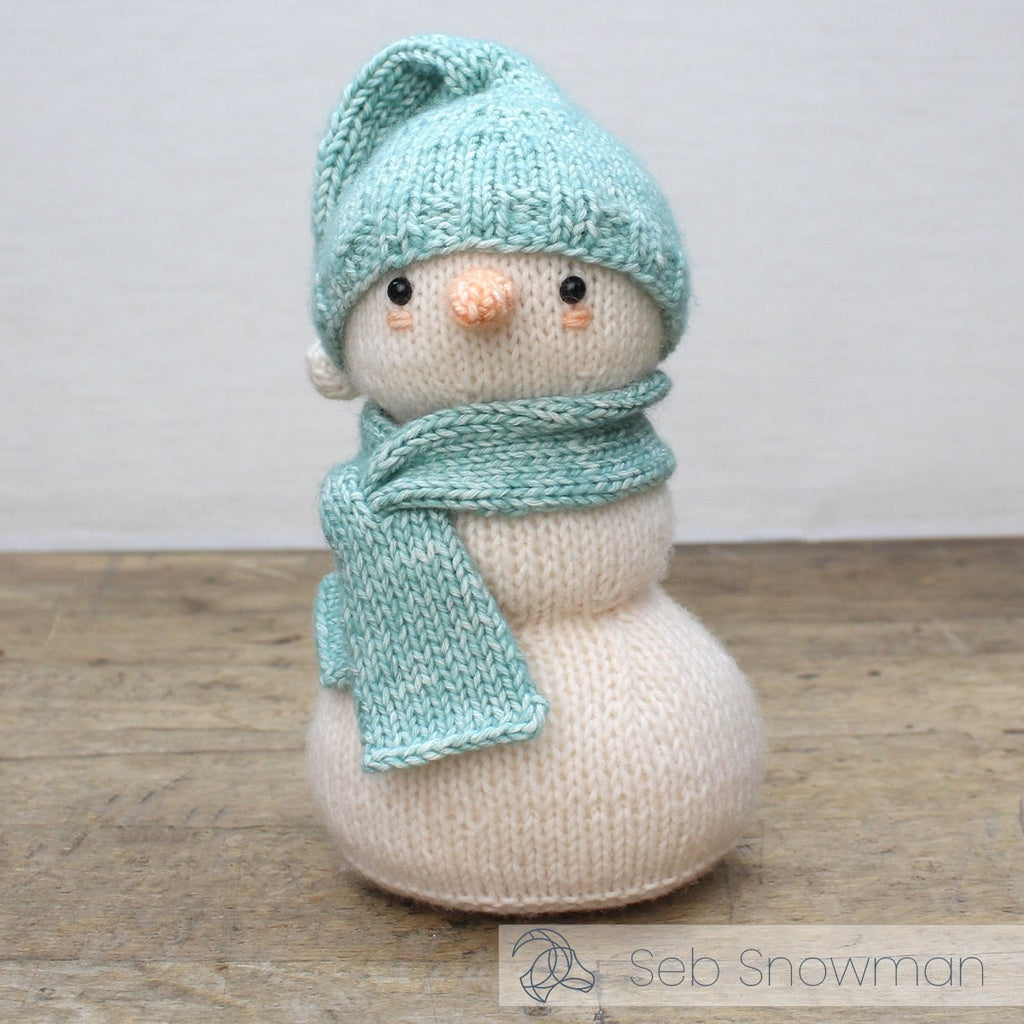 Seb Snowman Knitting Kit from Hardicraft