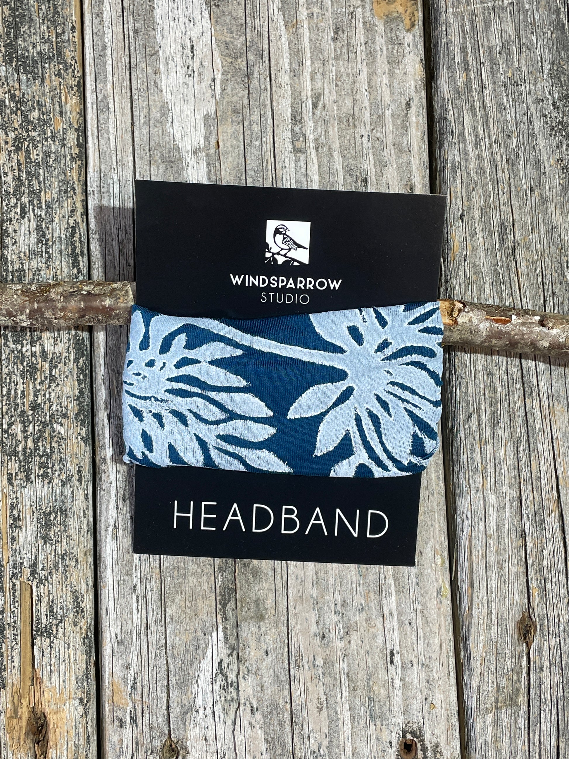 Colorful Botanical Headbands with White Ink by Windsparrow Studio - Maine Yarn & Fiber Supply
