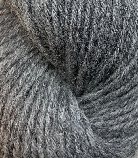 Heather Line Worsted from JaggerSpun: Ash