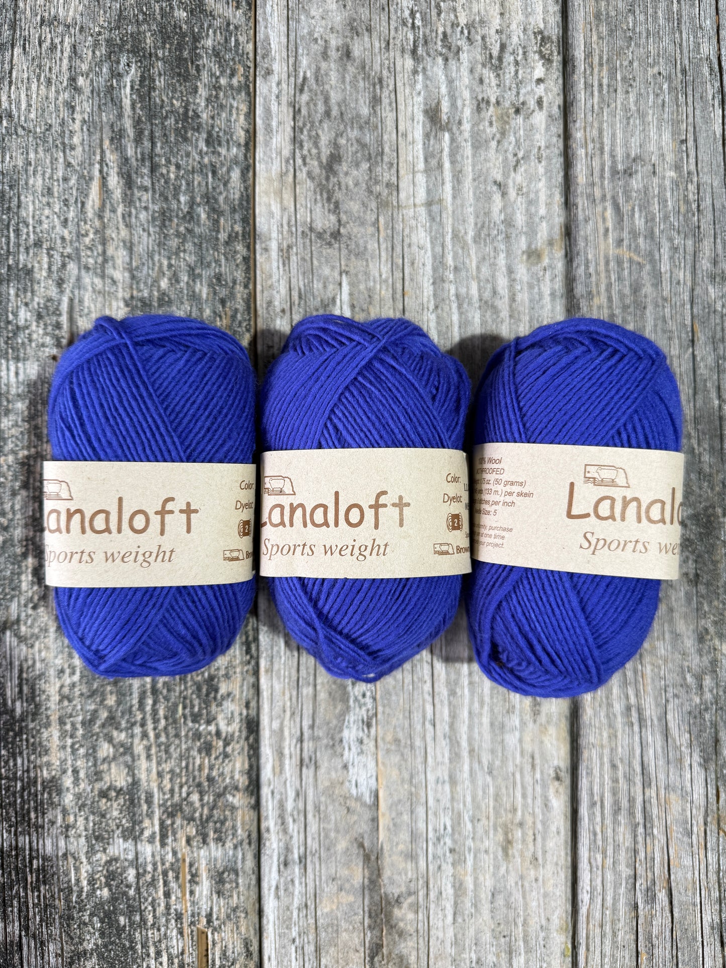 Lanaloft Sport: Sailboat Blue by Brown Sheep Company