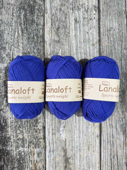 Lanaloft Sport: Sailboat Blue by Brown Sheep Company