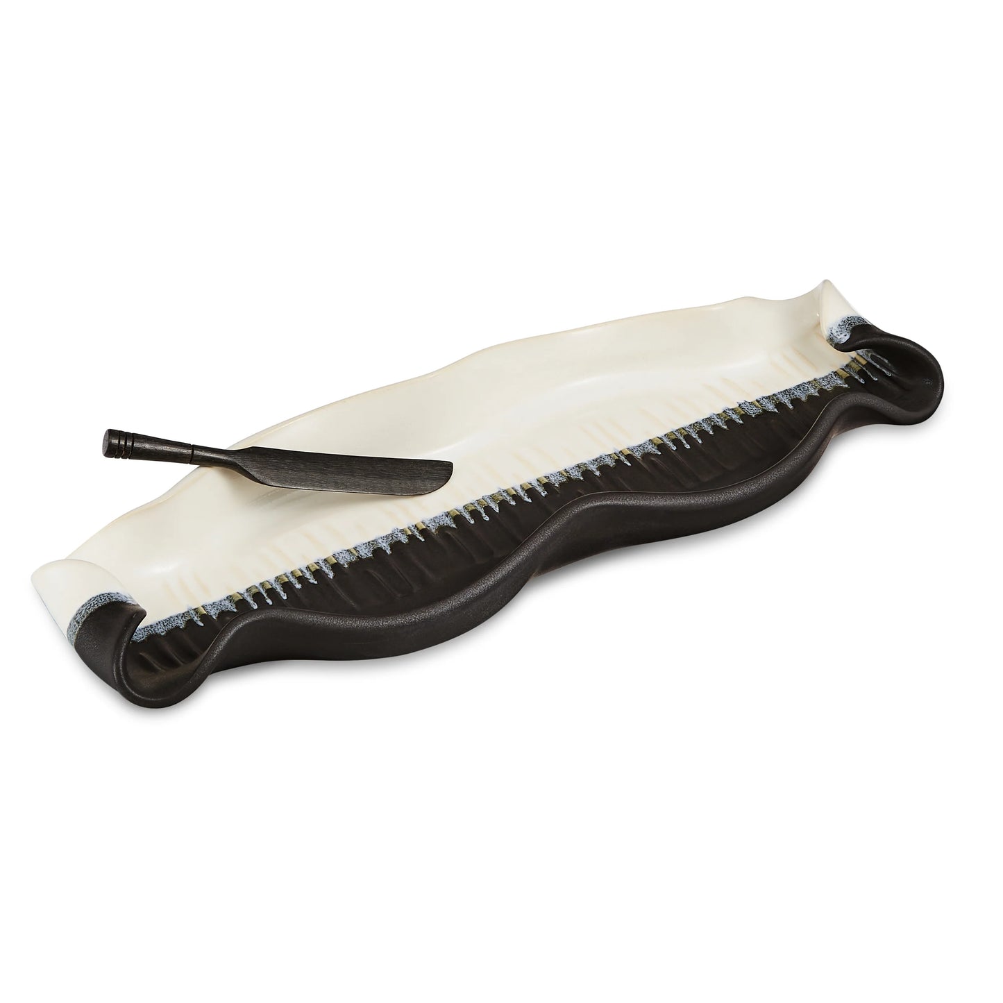Baguette Tray with Rosewood Spreader from Hilborn Pottery Design