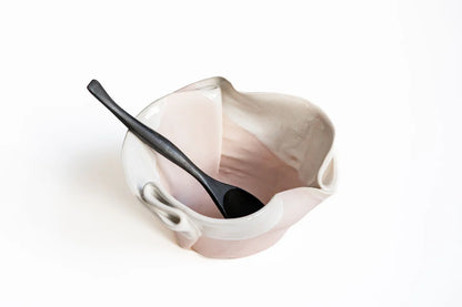 Guacamole Bowl with Rosewood Spoon from Hilborn Pottery Design - Maine Yarn & Fiber Supply