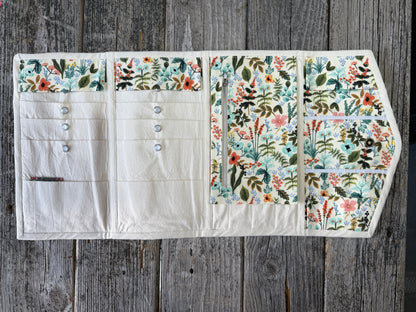 Wildflowers Large Needle Organizer by Katrinka Nova Designs