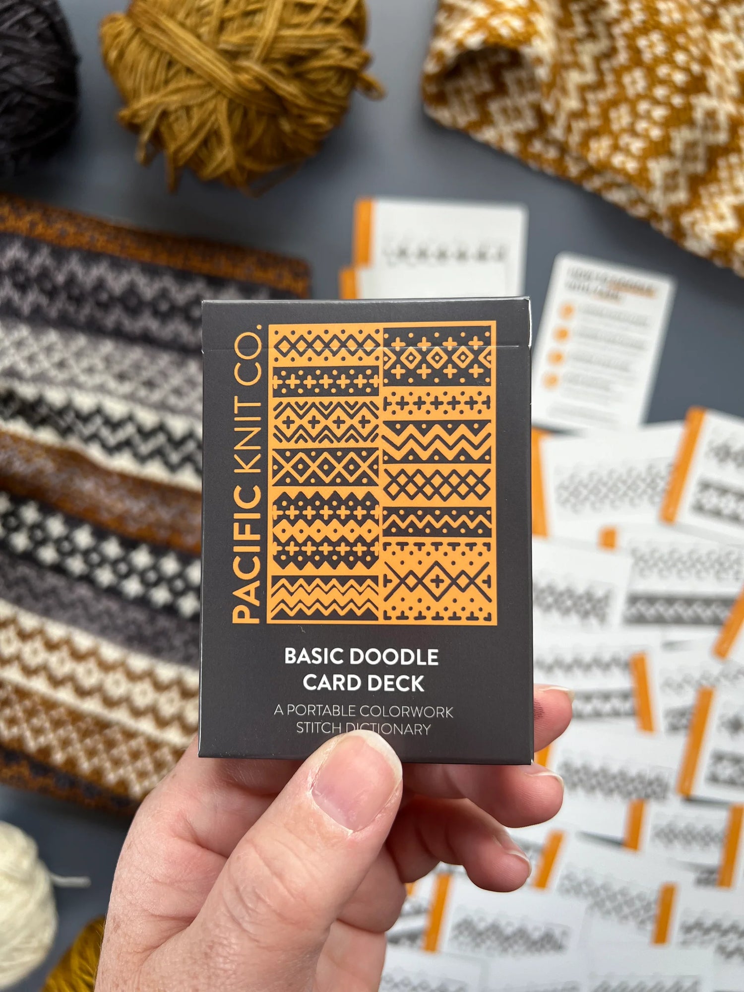 Basic Doodle Card Deck by Pacific Knit Co. - Maine Yarn & Fiber Supply