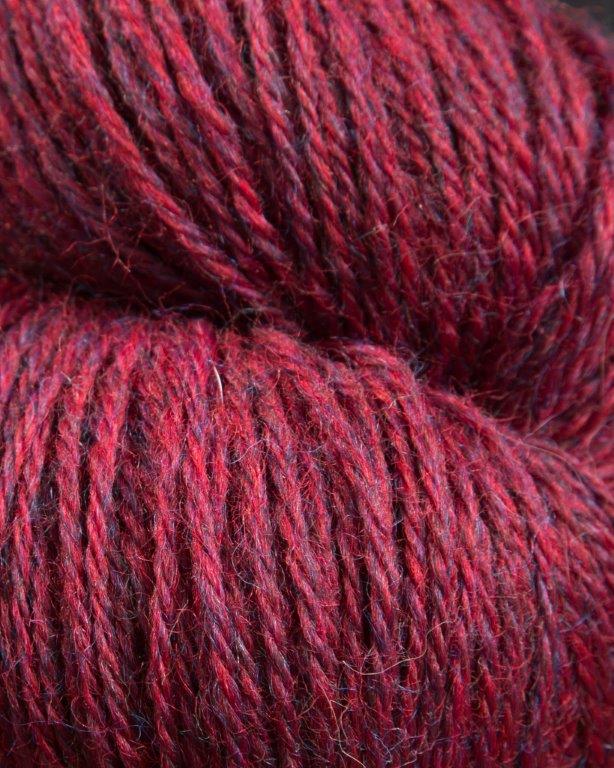 Heather Line Worsted from JaggerSpun: Chokecherry