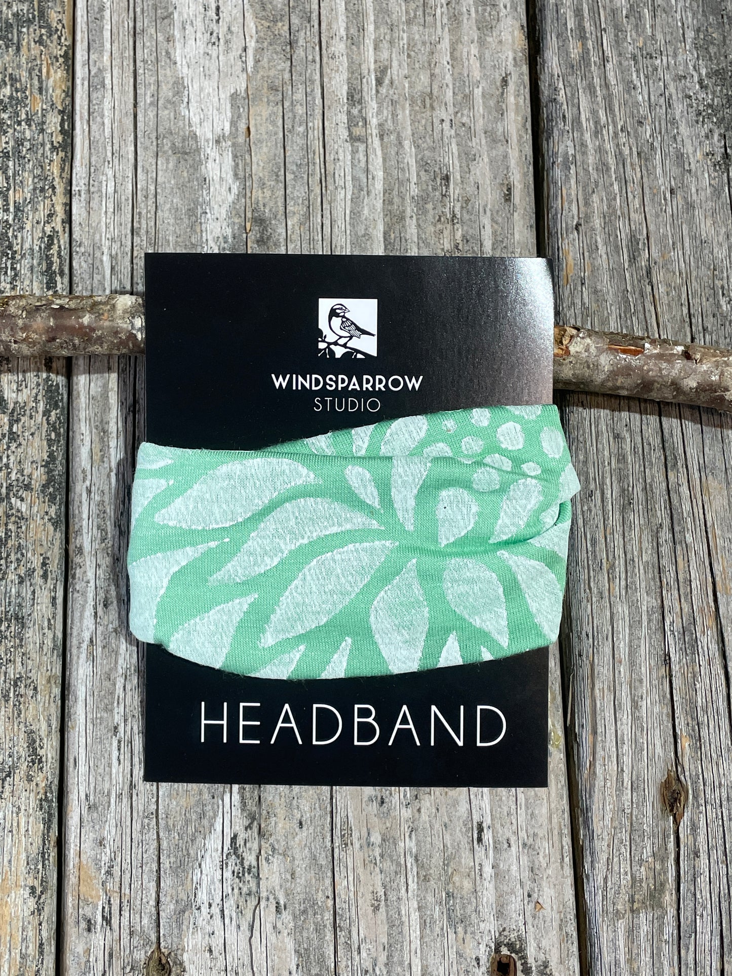 Colorful Botanical Headbands with White Ink by Windsparrow Studio - Maine Yarn & Fiber Supply