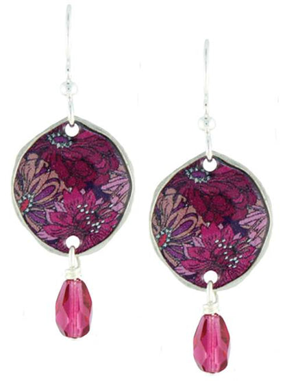 Purple Passions Earrings and Necklace by Earth Dreams Jewelry - Maine Yarn & Fiber Supply