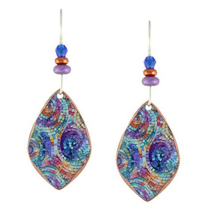 Mosaic Design (Copper) earrings & Necklace by Earth Dreams Jewelry